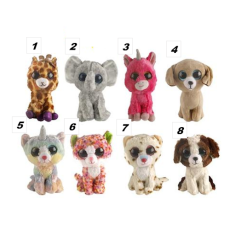 Plush Big-Eyed Animal 15cm